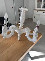 houten luster, Huis en Inrichting, Lampen | Kroonluchters, Ophalen, Gebruikt, Hout, Jaren 60