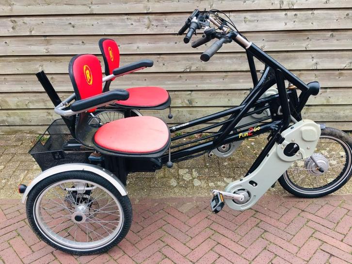 Van Raam Fun2Go Electrische Duofiets, Fietsen en Brommers, Fietsen | Driewielfietsen, Gebruikt, Ophalen of Verzenden