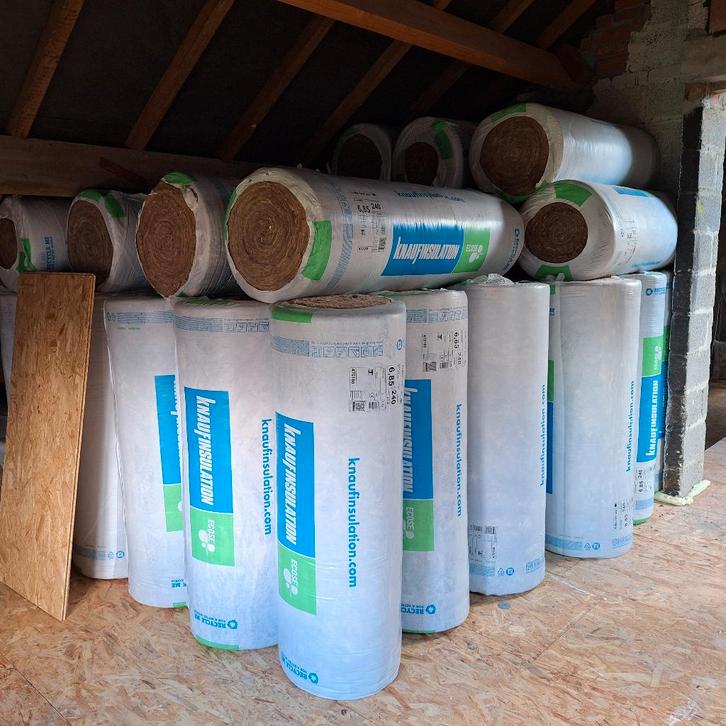 Knauf Multifit isolatie 6 CM (40 rollen) + 24 CM (68 rollen), Doe-het-zelf en Bouw, Isolatie en Afdichting, Nieuw, Glaswol, Ophalen