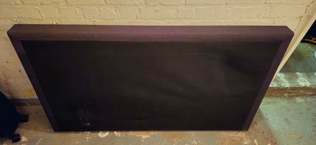 Headboard, Maison & Meubles, Chambre à coucher | Lits, Gris, Tissu, 140 cm, Enlèvement