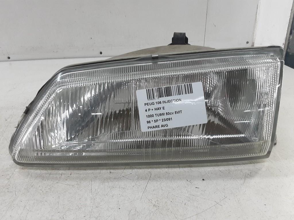 PHARE / OPTIQUE AVANT GAUCHE Peugeot 106 I (01-1991/04-1996), Mevr. I. Hauben, Utilisé, Rue de l'Espoir 34 34
4030  GRIVEGNÉE, BE