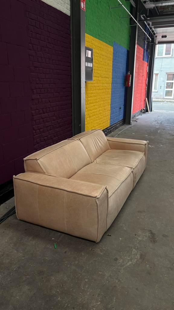 Fest edge sofa, Huis en Inrichting, Zetels | Zetels, Gebruikt, Rechte bank, Tweepersoons, 200 tot 250 cm, 100 tot 125 cm, Leer