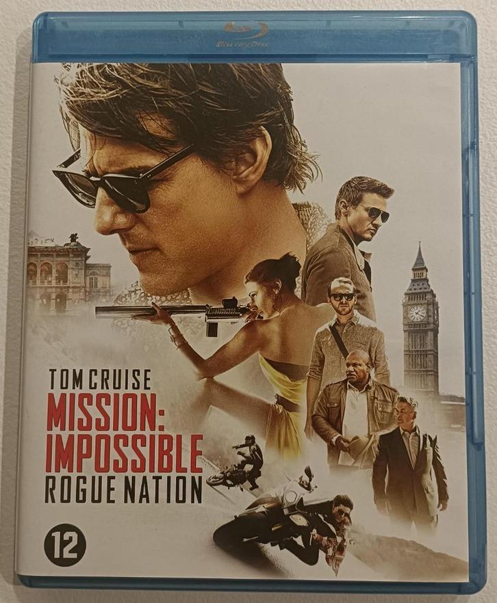 Mission Impossible: Rogue Nation blu-ray (NL), Cd's en Dvd's, Blu-ray, Zo goed als nieuw, Actie, Ophalen of Verzenden