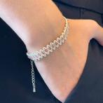 Facetgeslepen armband met glazen kralen, Overige materialen, Sarahberlemont@outlook.com, Bohêmia, Belgique