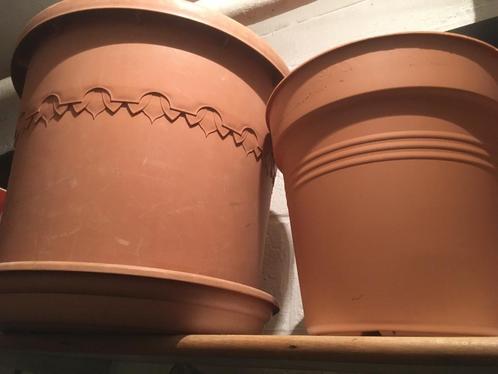 Verschillende bloempotten (7), Tuin en Terras, Bloempotten, Terracotta, Ophalen