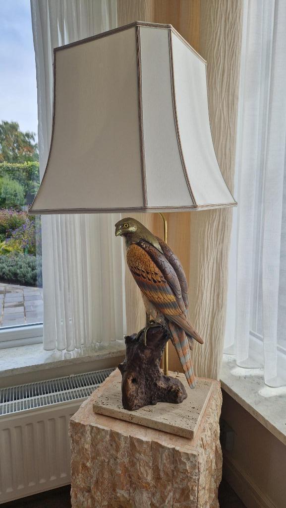 Vintage tafellamp - sokkel ook te koop, Huis en Inrichting, Lampen | Tafellampen, Zo goed als nieuw, 50 tot 75 cm, Overige materialen