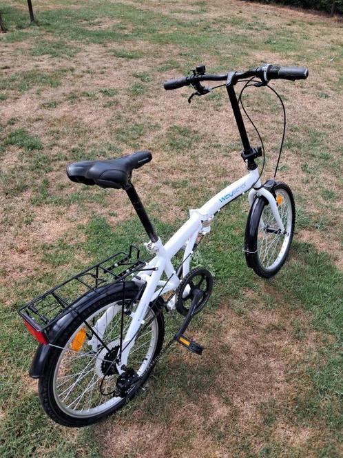 plooifiets weinig gebruikt lees goed, wayscral 6 speed, Fietsen en Brommers, Fietsen | Vouwfietsen, Zo goed als nieuw, Totaal opvouwbaar