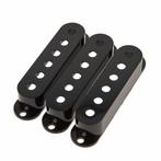 3 Zwarte Pickup Covers voor Stratocaster NIEUW in de Folie!, Muziek en Instrumenten, Instrumenten | Onderdelen, Nieuw, Elektrische gitaar