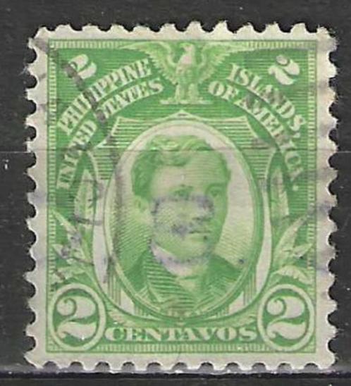 Filipijnen 1906 - Yvert 204 - Jose Rizal (ST), Postzegels en Munten, Postzegels | Azië, Gestempeld, Verzenden