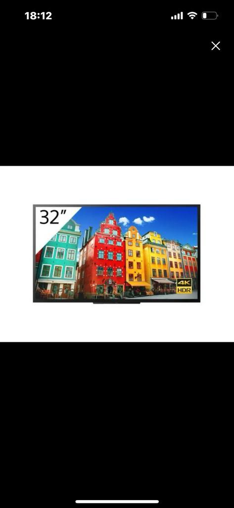 Sony Bravia FW-32BZJ30J Nieuw, Audio, Tv en Foto, Televisies, Nieuw, LED, 60 tot 80 cm, 4k (UHD), Sony, Ophalen