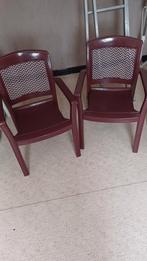 4 tuinstoelen grosfillex, Tuin en Terras, Ophalen, Zo goed als nieuw