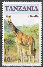 Tanzania 1986 - Yvert 286 - Beschermde dieren - Giraf (PF), Envoi, Tanzanie, Non oblitéré