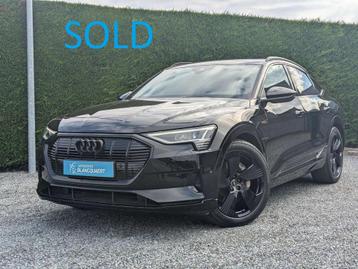 Audi Q8 e-tron !Verkocht! Sportback - black style - leder -  beschikbaar voor biedingen