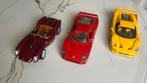 Verzameling 3 modelwagens Tonka 1:18 van Ferrari, Hobby en Vrije tijd, Ophalen of Verzenden, Gebruikt, Auto, Overige merken
