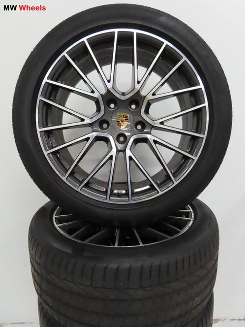 Porsche 21 inch Origineel velgen Cayenne SUV met zomerbanden, Auto-onderdelen, Banden en Velgen, Banden en Velgen, Zomerbanden