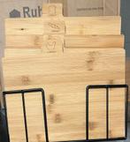 Snijplanken bamboe 4 stuks Nieuw, Enlèvement, Neuf
