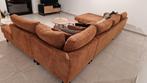 Grote hoeksalon met longchair aan beide kanten., Huis en Inrichting, Ophalen, Zo goed als nieuw, Stof