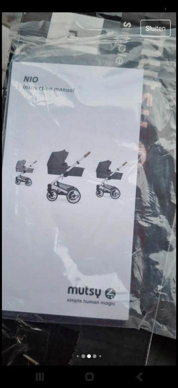 Mutsy buggy, Kinderen en Baby's, Ophalen, Zo goed als nieuw
