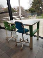 Kinderbureau meegroeibaar + 2 bureaustoelen, Enlèvement, Réglable en hauteur, Utilisé, Bureau