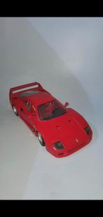 1/18 Ferrari F40 rood Burago, Ophalen of Verzenden