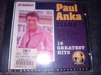 cd paul anka 16 greatest hits, Ophalen of Verzenden, Zo goed als nieuw