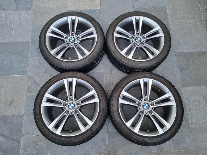 BMW 3/4-reeks 18" alu-velgen Style 397 +Pirelli winterbanden, Auto-onderdelen, Banden en Velgen, Velg(en), Winterbanden, 18 inch