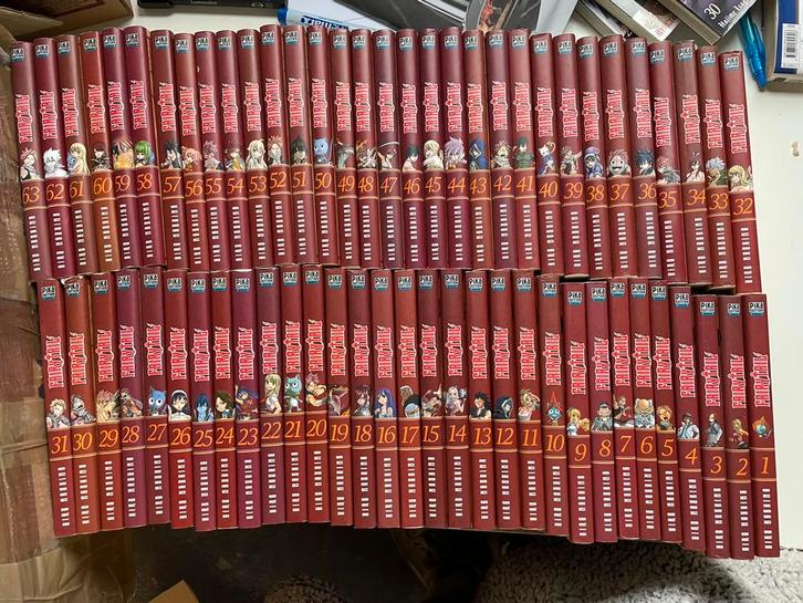 Fairy tail intégrale en 63 tomes 1 a 63 collection complete, Boeken, Stripverhalen, Ophalen of Verzenden