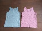 Maat 134 / 140 : ondergoed 2 hemdjes goede staat, Kinderen en Baby's, Nacht- of Onderkleding, Meisje, JBC, Ophalen of Verzenden