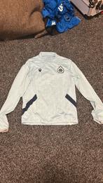 trainingssweater club brugge XS, Kleding | Heren, Sportkleding, Ophalen, Blauw, Nieuw, Macron