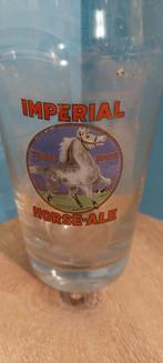 oud Decalco glas IMPERIAL Horse -Ale  Brussel   1964, Ophalen of Verzenden, Gebruikt, Glas of Glazen, Overige merken