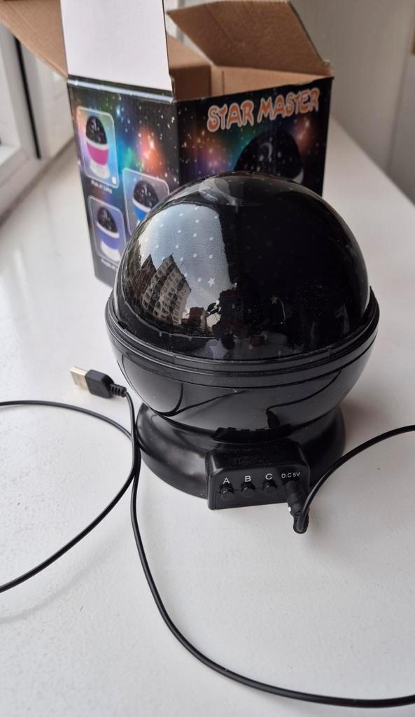 Nachtlampje met sterrenhemel, Huis en Inrichting, Lampen | Overige, Zo goed als nieuw, Ophalen