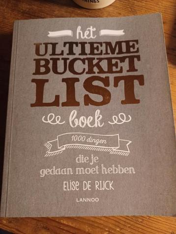 Elise De Rijck - Het ultieme Bucketlist Boek beschikbaar voor biedingen