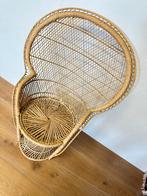 Vintage pauwenstoel-peacockchair rotan, Ophalen
