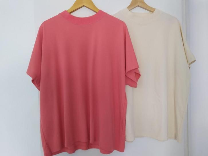 2 T-shirts C&A - nieuw - maat XL, Kleding | Dames, T-shirts, Nieuw, Maat 46/48 (XL) of groter, Korte mouw, Ophalen of Verzenden