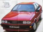Audi Coupe 1982 Brochure, Boeken, Auto's | Folders en Tijdschriften, Ophalen of Verzenden, Audi