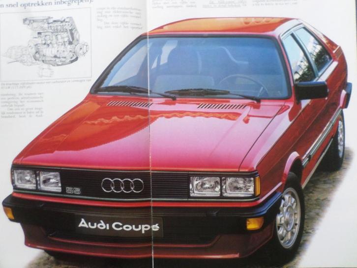 Audi Coupe 1982 Brochure, Boeken, Auto's | Folders en Tijdschriften, Audi, Ophalen of Verzenden