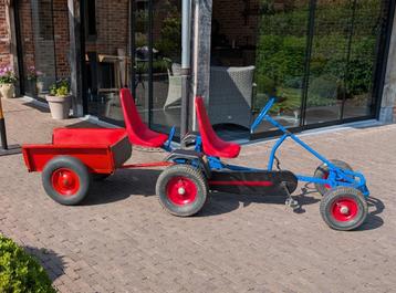 Berg gokart met extra zitje en remorque beschikbaar voor biedingen