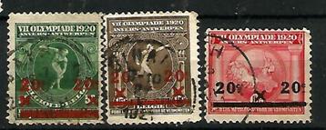 België 1921 Olympische spelen te Antwerpen OBP 184/6   beschikbaar voor biedingen