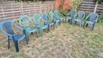 9 tuinstoelen, Tuin en Terras, Ophalen, Gebruikt, Stoel, Meer dan 8 zitplaatsen
