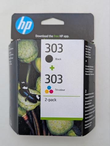 Pack de 2 cartouches authentiques d'encre noire/trois couleu beschikbaar voor biedingen