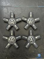 ORIGINELE VW Touareg naafkap naafdop set zwart chroom, Auto diversen, Wieldoppen, Gebruikt, -, Verzenden, -