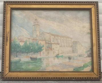 aquarelle italie signe beschikbaar voor biedingen