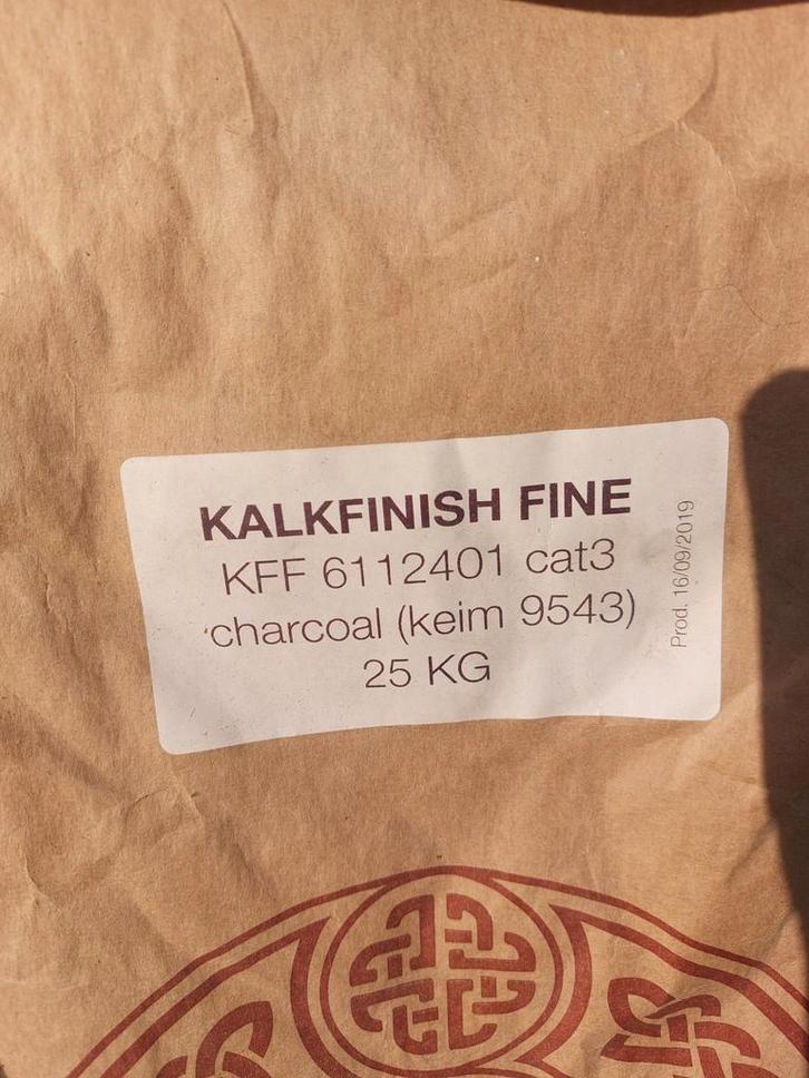 Kalkfinish Stuc and staff- fijne kalei/ kalk. Pleister, Doe-het-zelf en Bouw, Overige Doe-Het-Zelf en Bouw, Zo goed als nieuw