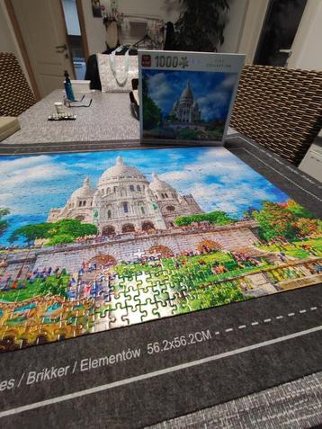 Puzzel "Brasilica Sacre Cour,Paris,France" beschikbaar voor biedingen
