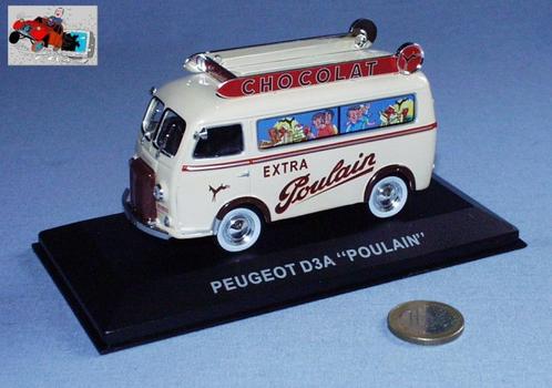 Altaya 1/43 : Peugeot D3A « Poulain au chocolat », Hobby & Loisirs créatifs, Voitures miniatures | 1:43, Neuf, Voiture, Universal Hobbies