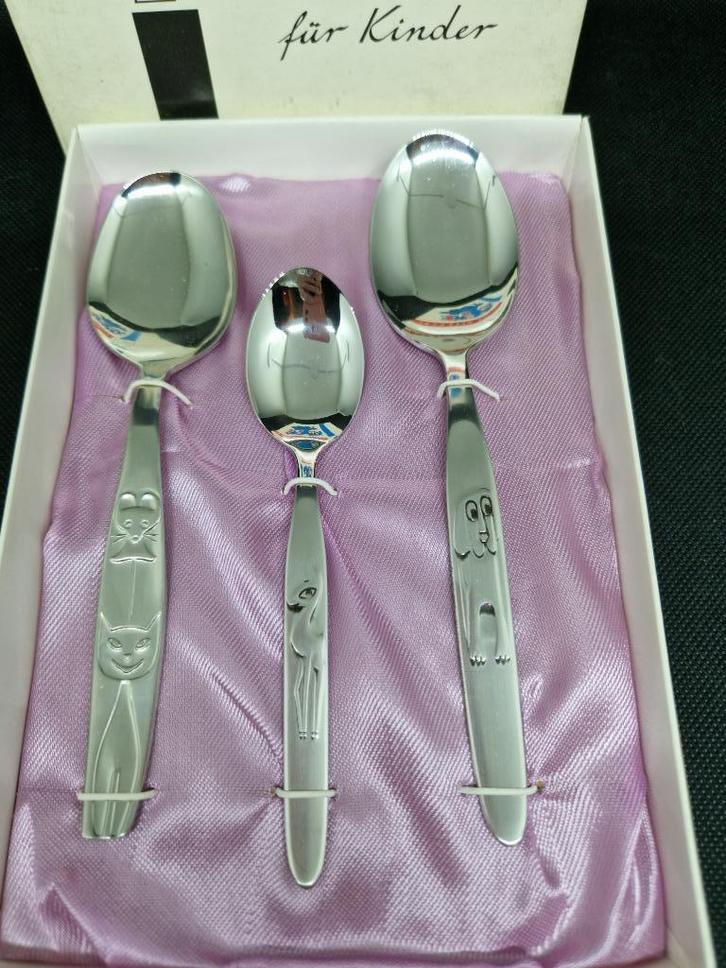 Lepelset voor kinderen - jaren 70 - nieuw, Kinderen en Baby's, Kinderspulletjes, Zo goed als nieuw, Ophalen of Verzenden