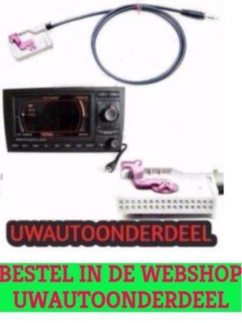 Aux kabel Iphone Ipod Geschikt voor Audi A3 A4 A6 A8 R8 TT R, Auto diversen, Tuning en Styling, Verzenden