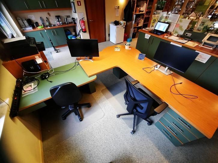 Design houten bureau, professioneel, Antiek en Kunst, Antiek | Kantoor en Zakelijk, Ophalen