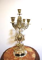 Bougeoirs Napoléon III bronze antique H50👀🔥😍💑👌, Cuivre ou Bronze, Enlèvement ou Envoi