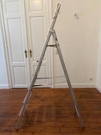trapladder- hoogte 2 meter- A model, inklapbaar, Ophalen, Gebruikt, Ladder, Opvouwbaar of Inschuifbaar